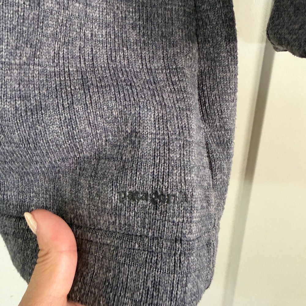Patagonia Women’s Better Sweater Coat Grey w/ Pockets - Picture 6 of 10